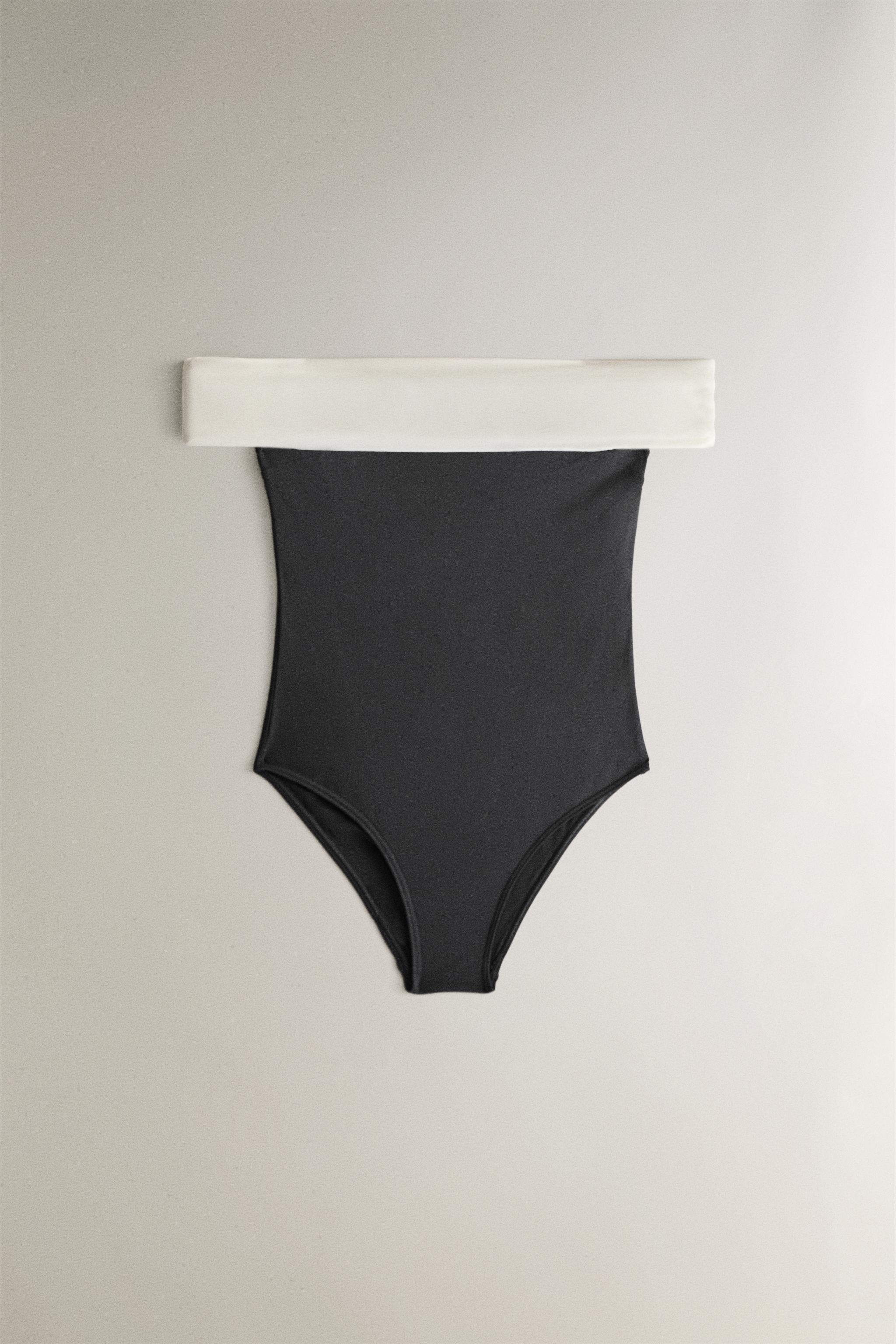 OFF-THE-SHOULDER SWIMSUIT